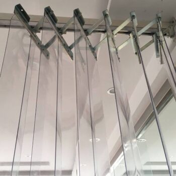 rèm nhựa pvc kéo xếp adazo, rèm nhựa xoay xếp, rèm nhựa xoay lật