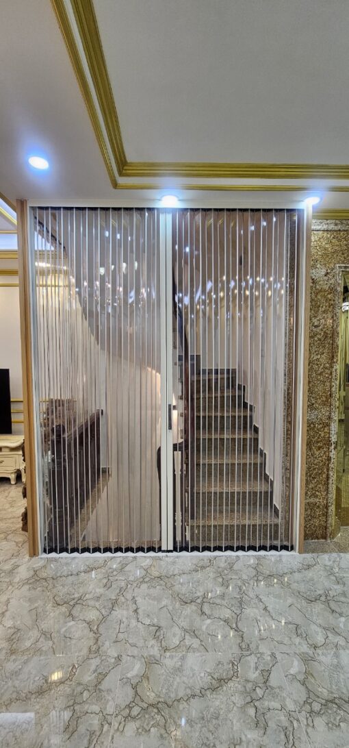 Cửa xếp lá nhựa 3