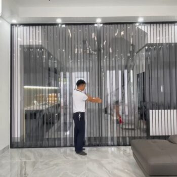 Cửa xếp lá nhựa 1