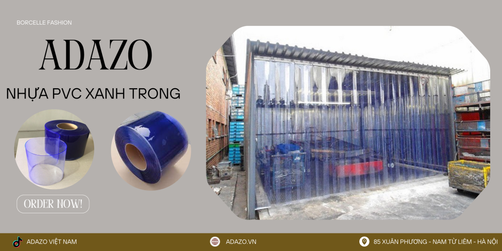 Màng Nhựa PVC Xanh Trong Dày
